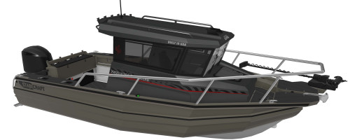 aluminum American fishing boat