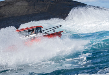 Offshore boat fishing stabicraft big water rough