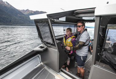 kid fishing family fishing boat children boating exploring driving