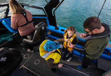 kid fishing family fishing boat children boating exploring family boating