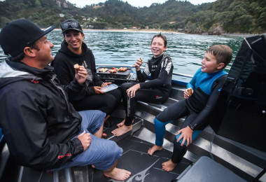 kid fishing family fishing boat children boating exploring food