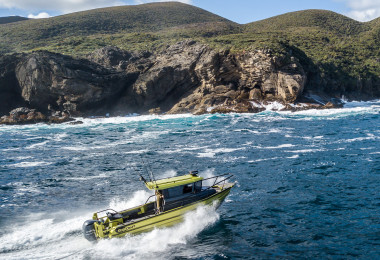 rough Offshore boat fishing stabicraft