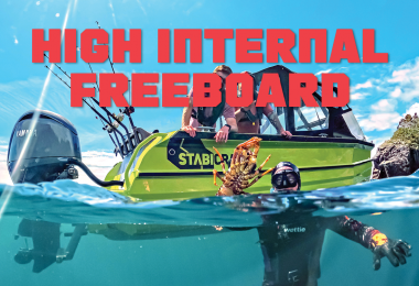 high internal freeboard