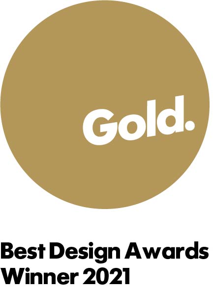 best design awards winner gold badge